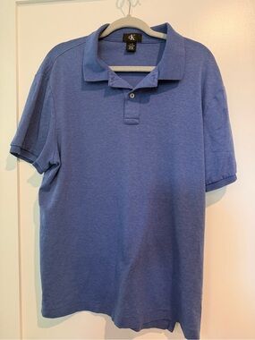 Calvin Klein Men's Periwinkle Short-Sleeve Polo size large in great condition